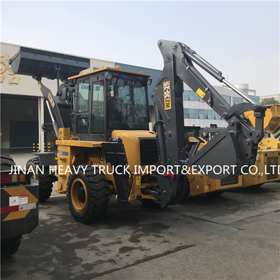 WZ30-25 4 Wheel Drive Backhoe Loader Digger Dengan Attachment