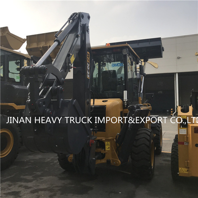 WZ30-25 4 Wheel Drive Backhoe Loader Digger Dengan Attachment
