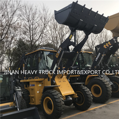 WZ30-25 4 Wheel Drive Backhoe Loader Digger Dengan Attachment