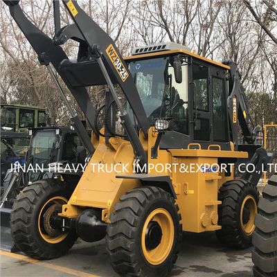 WZ30-25 4 Wheel Drive Backhoe Loader Digger Dengan Attachment