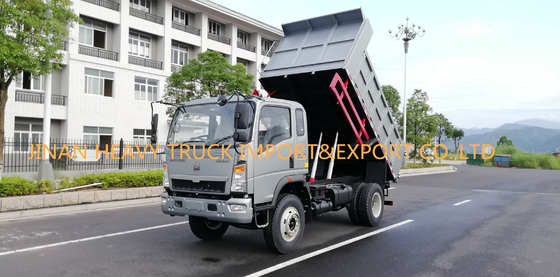 5 Ton HOWO 4x2 Dump Truck Truk Sino Dump Kecil ZZ3158E3414C1