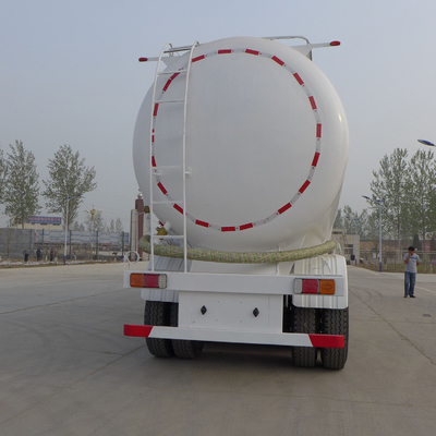 Trailer Serbuk Semen Massal Aluminium 3 Gandar 30cbm 50cbm Tanker Bahan Bakar Semi Trailer