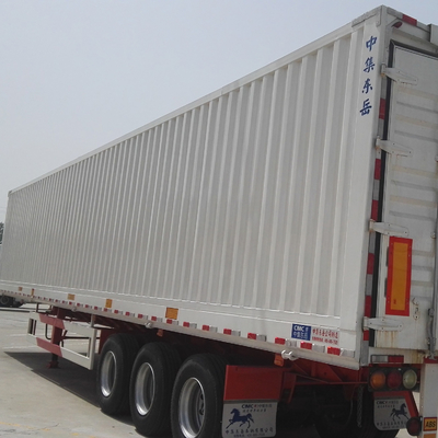 3 poros 12 roda Kontainer 50 Ton Heavy Duty Van Semi Trailer
