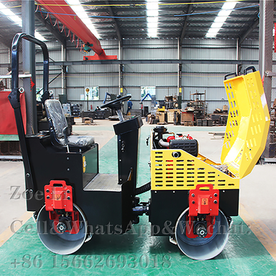 6 Ton Hidrolik Vibrator Mesin Konstruksi Drum Tunggal Road Roller compactor Road