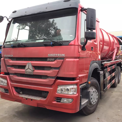 HOWO 336ps 16cbm Sewage Suction Truck Diesel Euro2 10 Roda 6x4