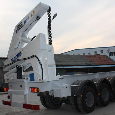 XCMG 28Mpa 37ton 20ft 40ft Pengiriman Side Boom Lifter Lipat Boom Container Crane