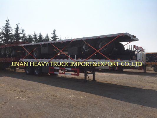 Sinotruk Three Axle Container semi Trailer Untuk Transportasi Kontainer