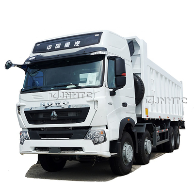 Sinotruk HOWO Euro 2 Pengemudi tangan kiri 6x4 371hp Truk sampah putih Truk Tipper Truk Kargo