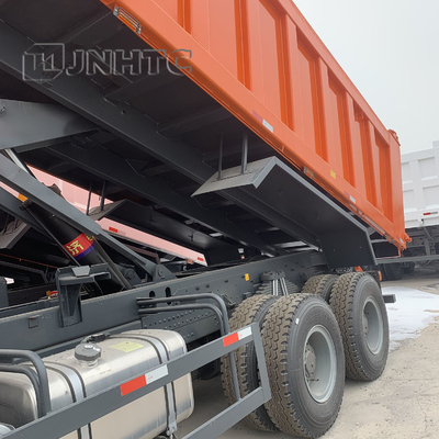 Sinotruk HOWO Euro 2 Pengemudi tangan kiri 6x4 371hp Truk sampah putih Truk Tipper Truk Kargo