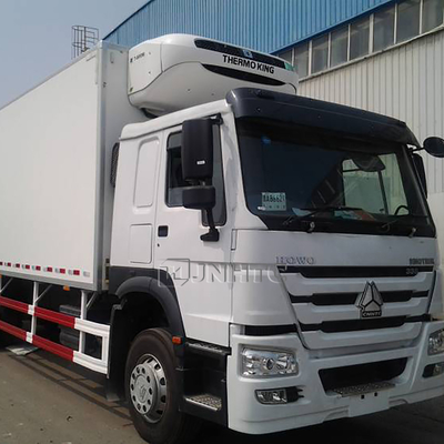 2 Axle Sino Howo 10 roda 20 Ton 30 Kubik 6x4 Kulkas Kontainer pendingin Truk Freezer