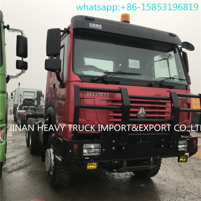 SINOTRUK Howo Full Wheel Drive 6x6 Prime Mover Truck Untuk Jalan Berlumpur