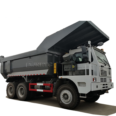 Tambang Mineral Bawah Tanah Heavy Duty Dump Truck Euro 2 70 Ton