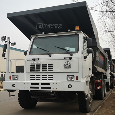 Tambang Mineral Bawah Tanah Heavy Duty Dump Truck Euro 2 70 Ton
