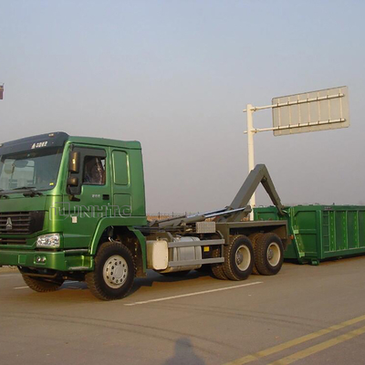 SINOTRUK HOWO 6x4 Hook Arm Roll Sampah Truk untuk Sampah Sampah Sampah