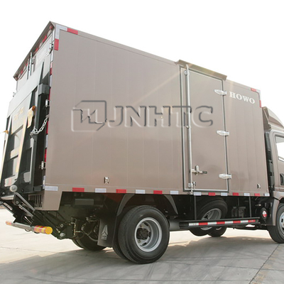 SINOTRUK HOWO Pengiriman Van Cargo Box Truck Light Duty 4x2