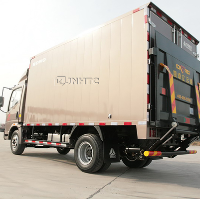 SINOTRUK HOWO Pengiriman Van Cargo Box Truck Light Duty 4x2