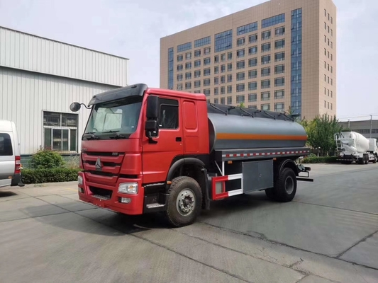 Truk Tanker Bahan Bakar Minyak Sinotruk LHD 400L 20cbm 371HP