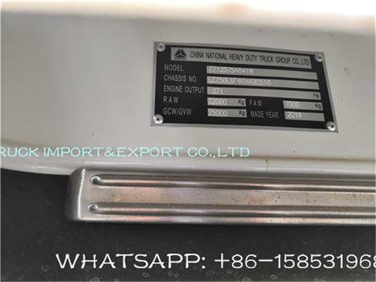 Sinotruk Howo 25 ton 10 Roda Van Cargo Box Truck Untuk Pasar Nigeria
