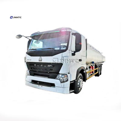 Sinotruk HOWO A7 371hp Truk Tangki Bahan Bakar Minyak Euro2 Euro3 25000L 6x4