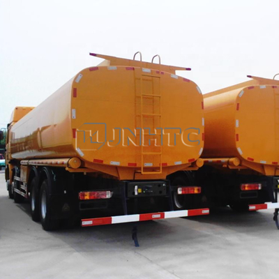 Sinotruk HOWO A7 371hp Truk Tangki Bahan Bakar Minyak Euro2 Euro3 25000L 6x4