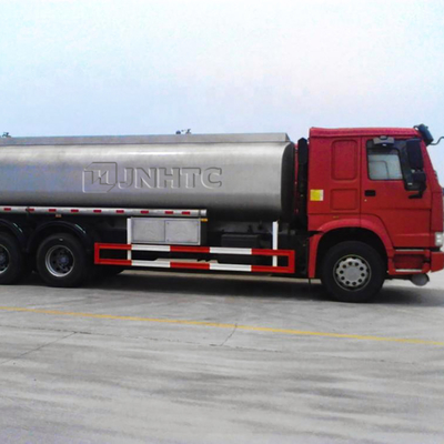 Sinotruk HOWO A7 371hp Truk Tangki Bahan Bakar Minyak Euro2 Euro3 25000L 6x4