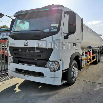 Sinotruk HOWO A7 371hp Truk Tangki Bahan Bakar Minyak Euro2 Euro3 25000L 6x4