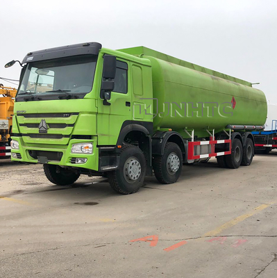 HOWO Euro2 Euro4 Truk Komersial Tugas Ringan 8x4 38000L Truk Tanker Bahan Bakar Minyak