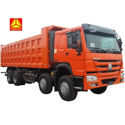 SINOTRUK HOWO 8X4 U Bentuk truk kotak sampah Di Ghana Tanzania Zambia Zimbabwe