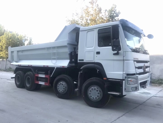 SINOTRUK HOWO 8X4 U Bentuk truk kotak sampah Di Ghana Tanzania Zambia Zimbabwe