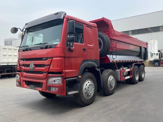 SINOTRUK HOWO 8X4 U Bentuk truk kotak sampah Di Ghana Tanzania Zambia Zimbabwe