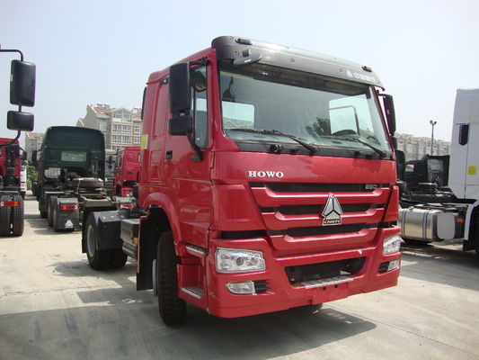 HOWO 4x2 Drive Prime Mover Truck 6 Wheeler 290HP 336HP Kepala Penarik