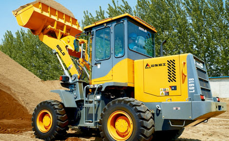 Sdlg 1,8 ton 1cbm Bucket Wheel Loader Lg918 Untuk Memuat Dan Membongkar Pasir