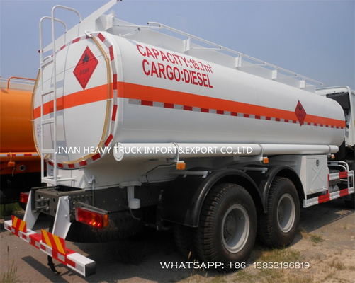 Sinotruk Howo Truk Kargo Berat Truk Pengangkut Tangki Minyak 20cbm Untuk Pasar Filipina