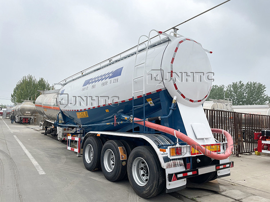 3 Gandar Tugas Berat Semi Trailer Pengangkut Massal Semen 50 CBM
