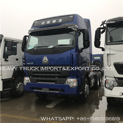Truk Penggerak Utama A7 CHINA Howo A7 6x4 Truk Traktor Kepala Truk