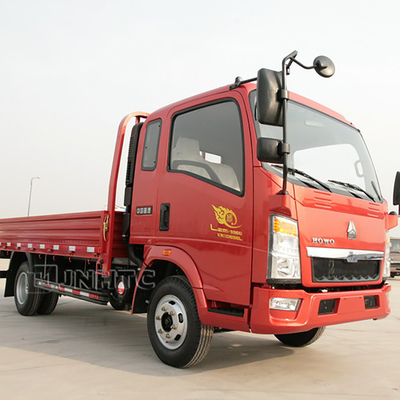 SINOTRUK HOWO 4x2 Truk Komersial Tugas Ringan 2 ton 3 ton 5 Ton Flatbed Truck