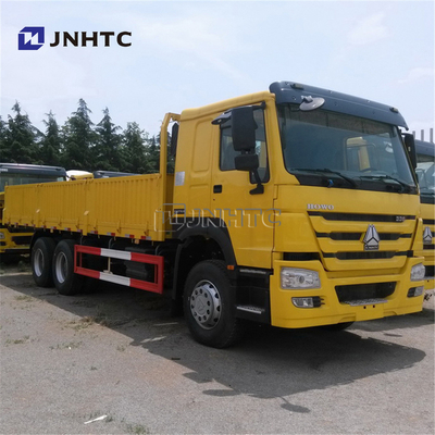 Truk Kargo Berat Flatbed 6X4 371HP Dengan Dinding Samping