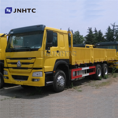 Truk Kargo Berat Flatbed 6X4 371HP Dengan Dinding Samping