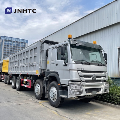 HOWO 8x4 Euro2 371hp Tipper Dump Truck Dengan 2 Lampu Alarm