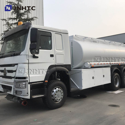 HOWO 6x4 Tangki Bahan Bakar Semi Truk Pengisian Bahan Bakar 12cbm 15cbm Euro2 Euro3