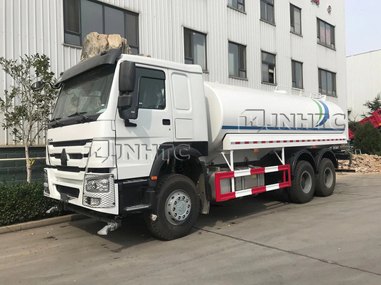 Sinotruk HOWO Truk Tangki Air EURO2 EURO3 6x4 290hp 15-25 Kubik