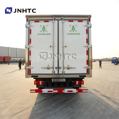 HOWO 4X2 8000kg Truk Komersial Tugas Ringan Kotak Kulkas Truk Freezer Van