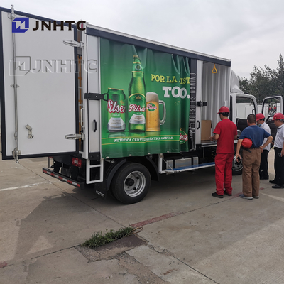 HOWO Euro 2 5 Ton 4x2 Kulkas Freezer Truk Buah Sayuran Transportasi Makanan