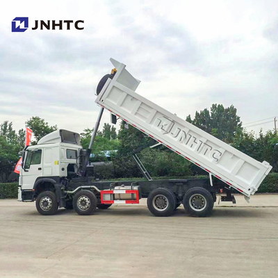 SINOTRUK HOWO 8X4 371hp Kotak kargo yang dapat dilepas Dump truck Flat Bed Tray Tipper