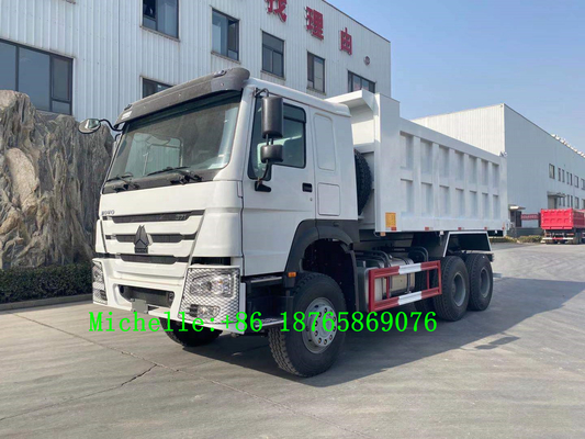 Sinotruk HOWO 6*4 Tugas Berat Dump Truck 10 Wheeler Tipper 371hp Horsepower 3 gandar