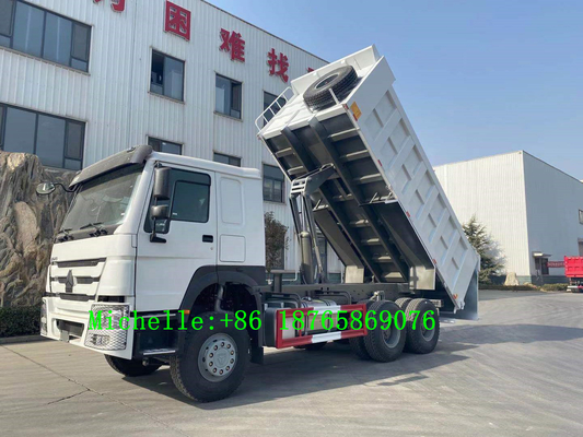 Sinotruk HOWO 6*4 Tugas Berat Dump Truck 10 Wheeler Tipper 371hp Horsepower 3 gandar