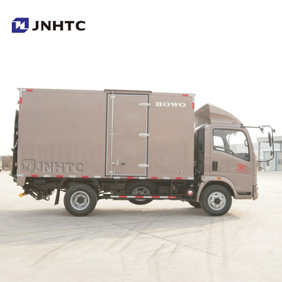 SINOTRUK HOWO 6 Ton 116hp LHD Truk Kotak Van Truk Kargo