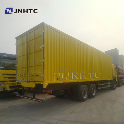 Sinotruk HOWO Truk Kargo Berat 6*4 Kotak Kargo Truk 10 Wheeler Lorry