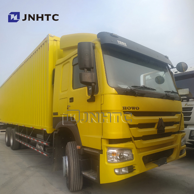 Sinotruk HOWO Truk Kargo Berat 6*4 Kotak Kargo Truk 10 Wheeler Lorry