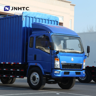 HOWO 4x2 Truk Komersial Tugas Ringan Mengangkut Kotak Kargo Wagon Van Truck